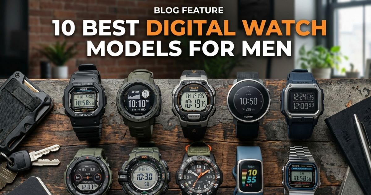 10 Best Digital Watch Models for Men