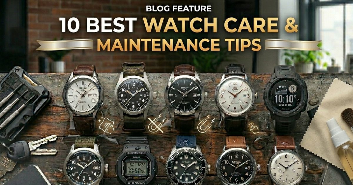 10 Best Watch Care Maintenance Tips