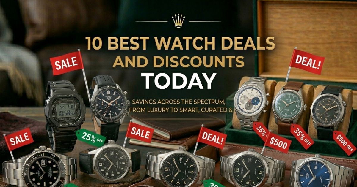10 Best Watch Deals and Discounts Today