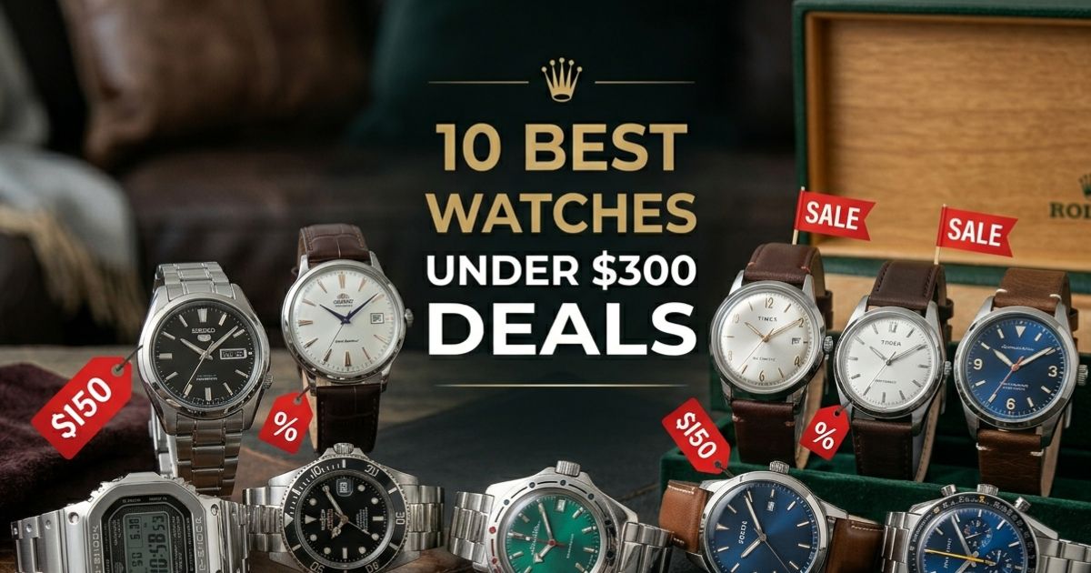 10 Best Watches Under $300 Deals